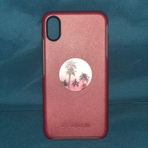 Otter box iPhone XS Max case with pop socket